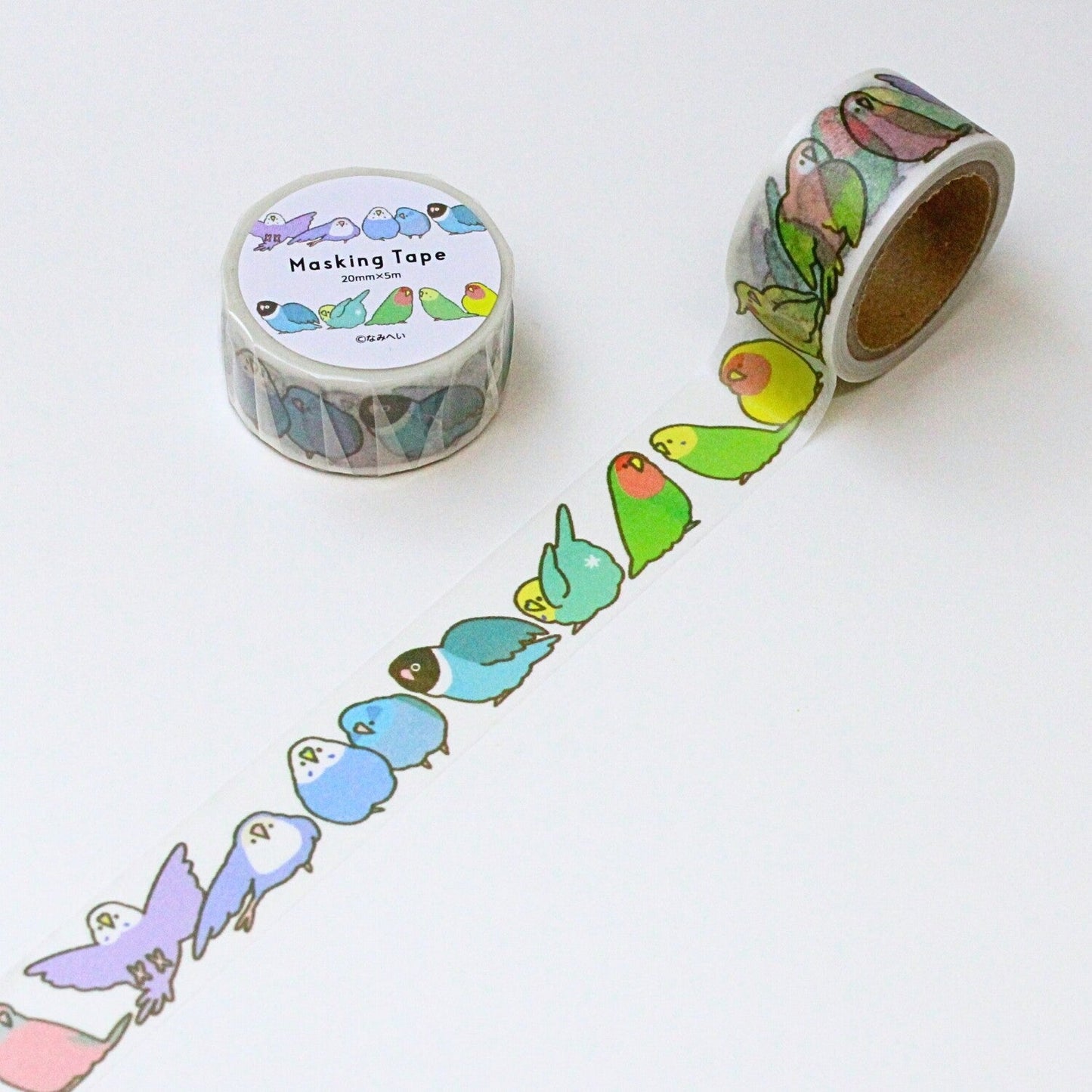 Colorful Birds Japanese Washi Tape Masking Tape