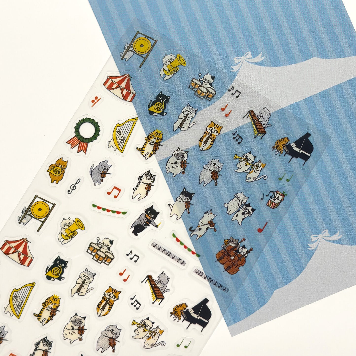 CAT ORCHESTRA Stickers for Planner - Sweet Birdie Boutique International