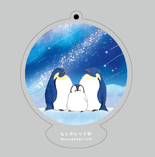 (Made-to-order requests are currently closed. Please wait until we reopen.) Made-to-Order Penguin Acrylic Key Holder L size