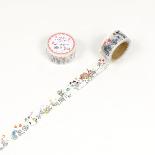Cat & Mouse Japanese Washi Masking Tape