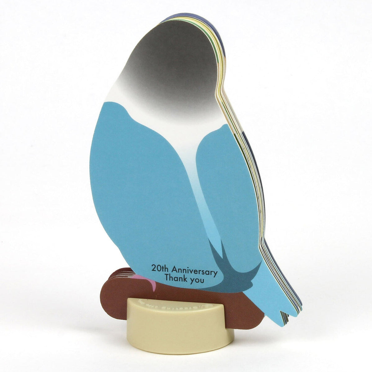 2027 Die Cut Calendar Lovebird Budgie Cockatiel Mini Size Stand Type　