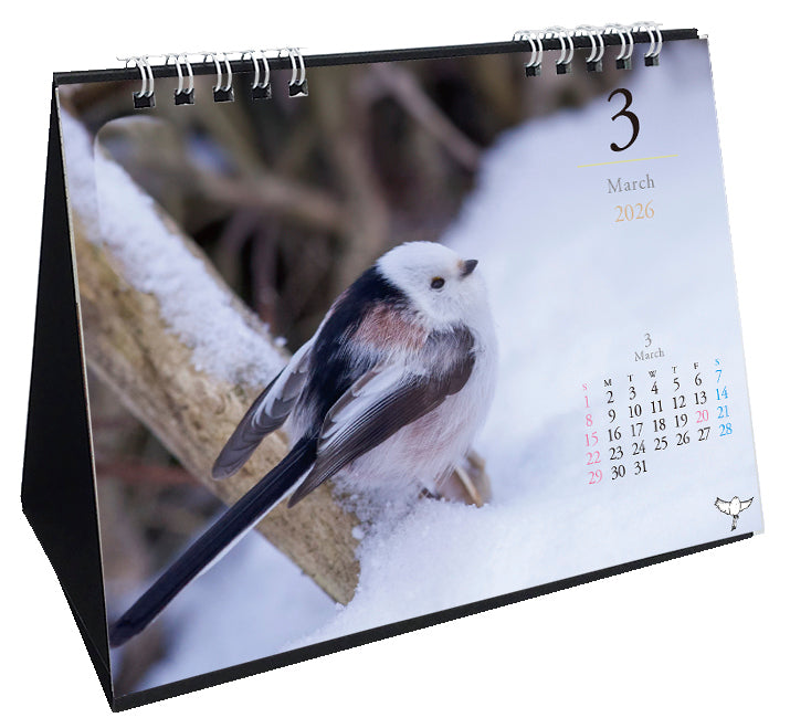 2026 Long-tailed Tit Desk Calendar