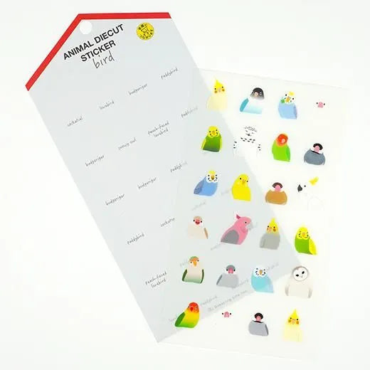 Removable Die Cut Bird Stickers