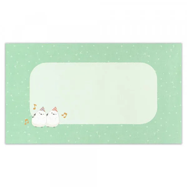 Long-tailed Tit 3D Gold Foil Birthday Card