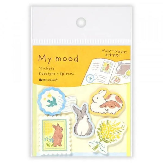 Rabbit Japanese Washi Stickers Pack