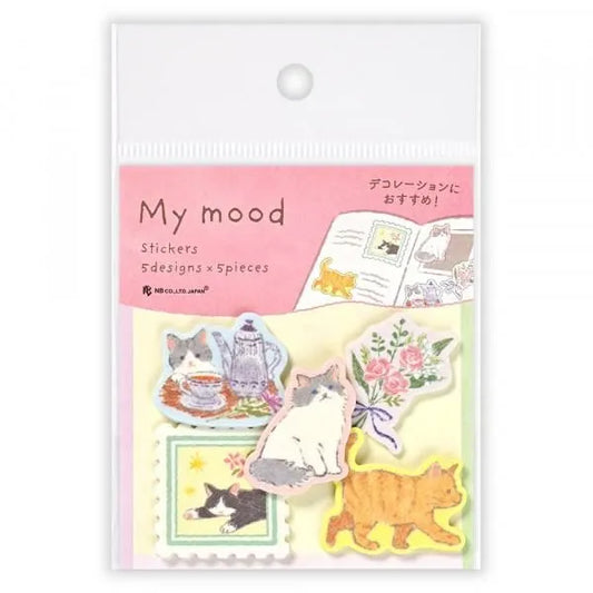 Cat Japanese Washi Stickers Pack