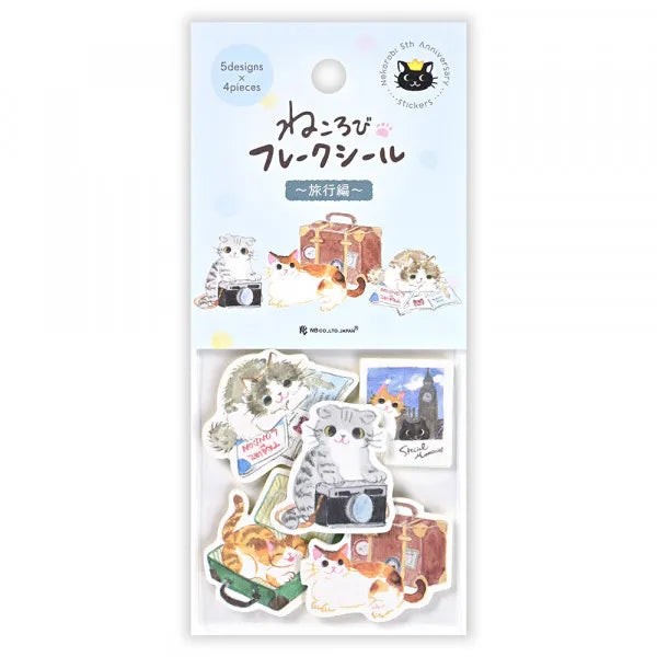 Cat Stickers Pack Nekorobi Travel