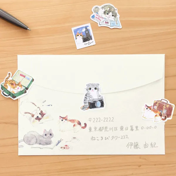 Cat Stickers Pack Nekorobi Travel