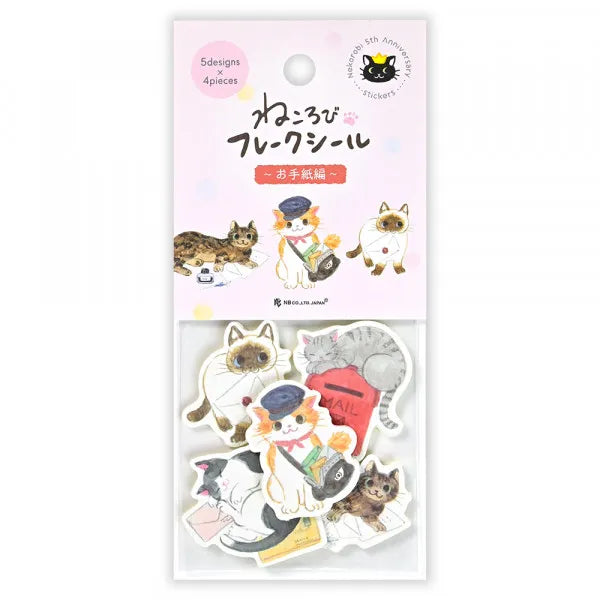 Cat Stickers Pack Nekorobi Letter