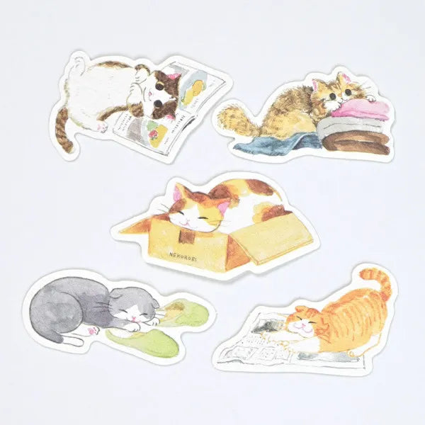 Cat Stickers Pack Nekorobi Cats Being Cats