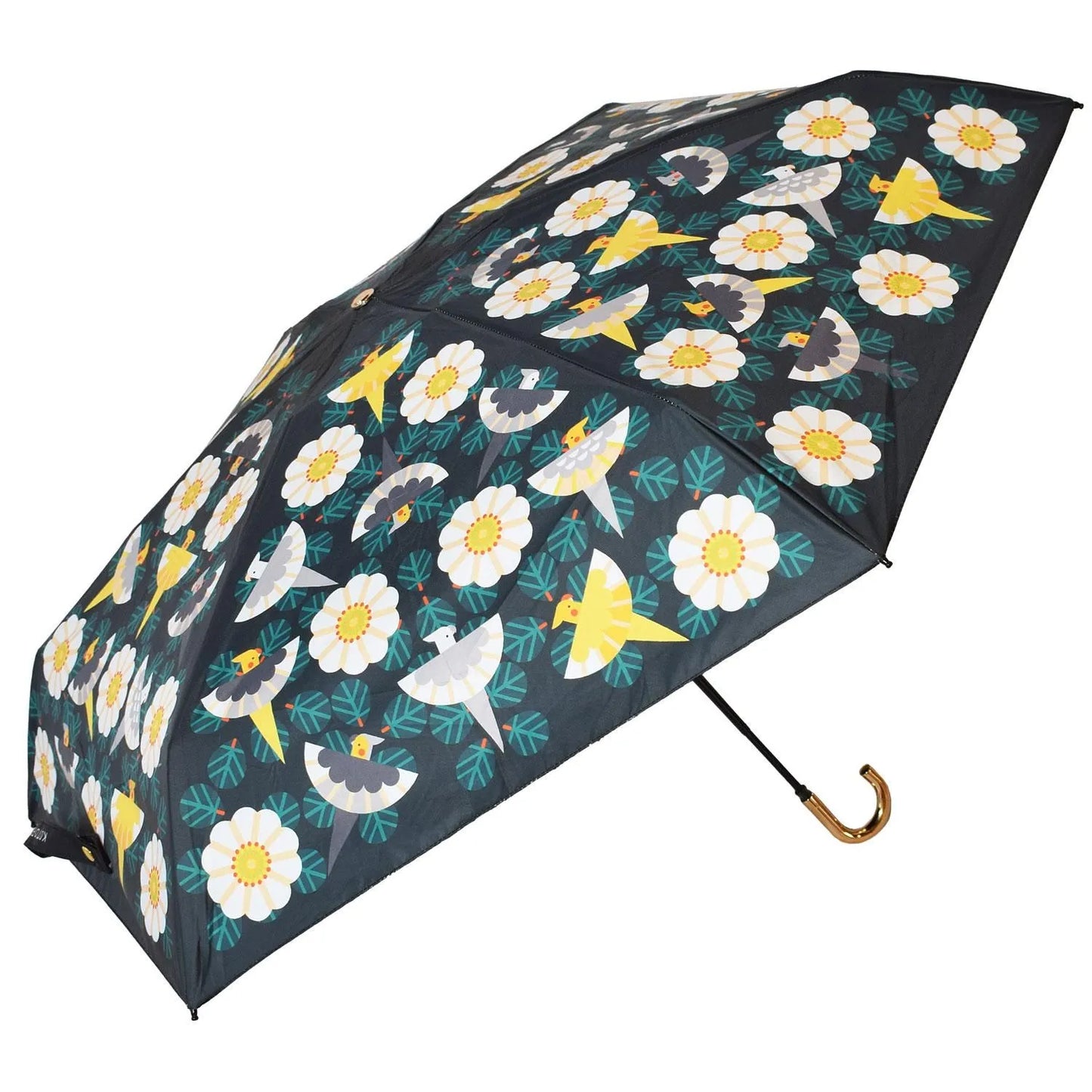Cockatiel Folding Umbrella with UV Protection