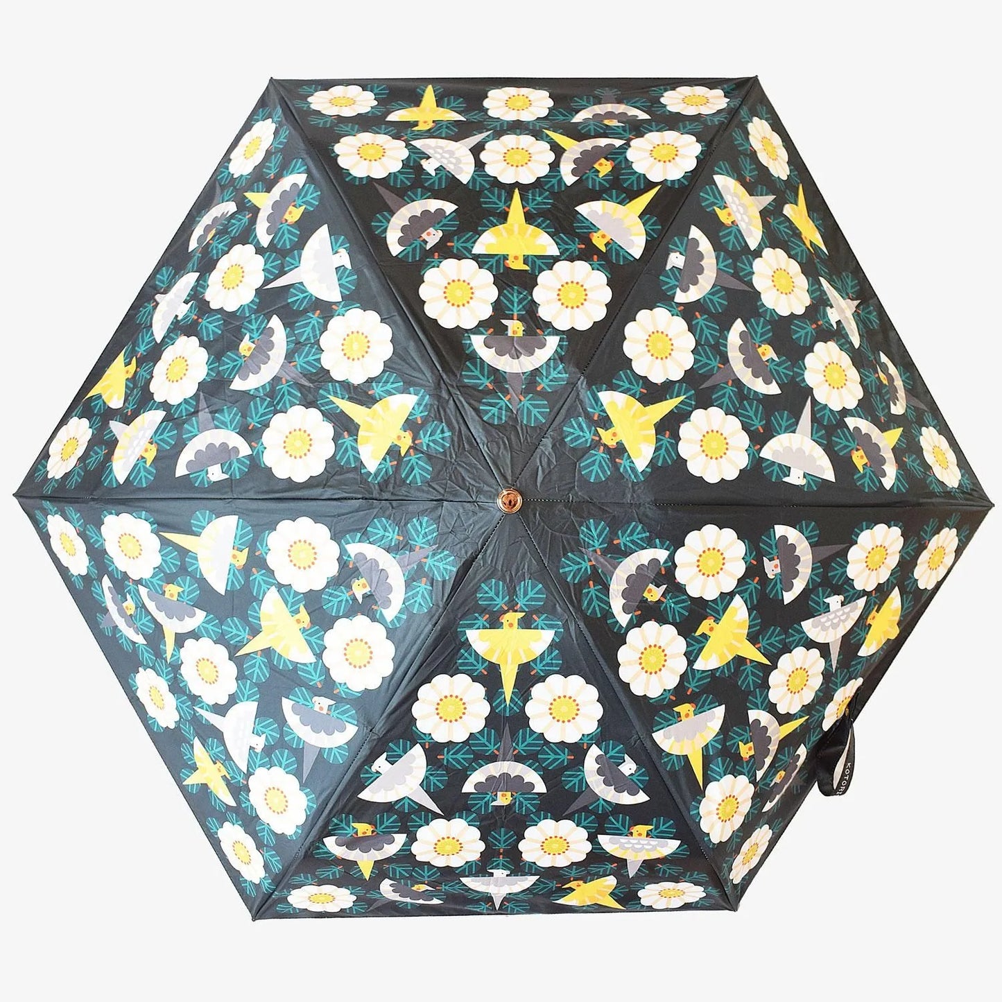 Cockatiel Folding Umbrella with UV Protection