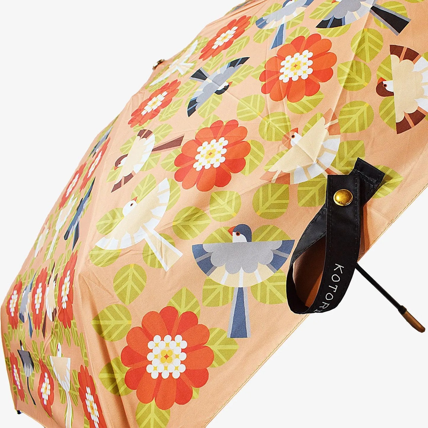 Java Sparrow Folding Umbrella with UV Protection - Sweet Birdie Boutique International