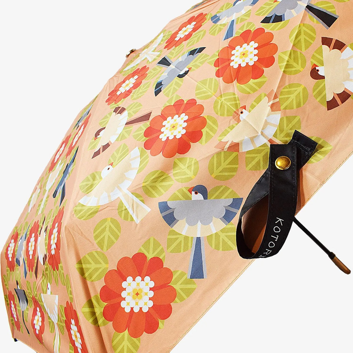 Java Sparrow Folding Umbrella with UV Protection - Sweet Birdie Boutique International