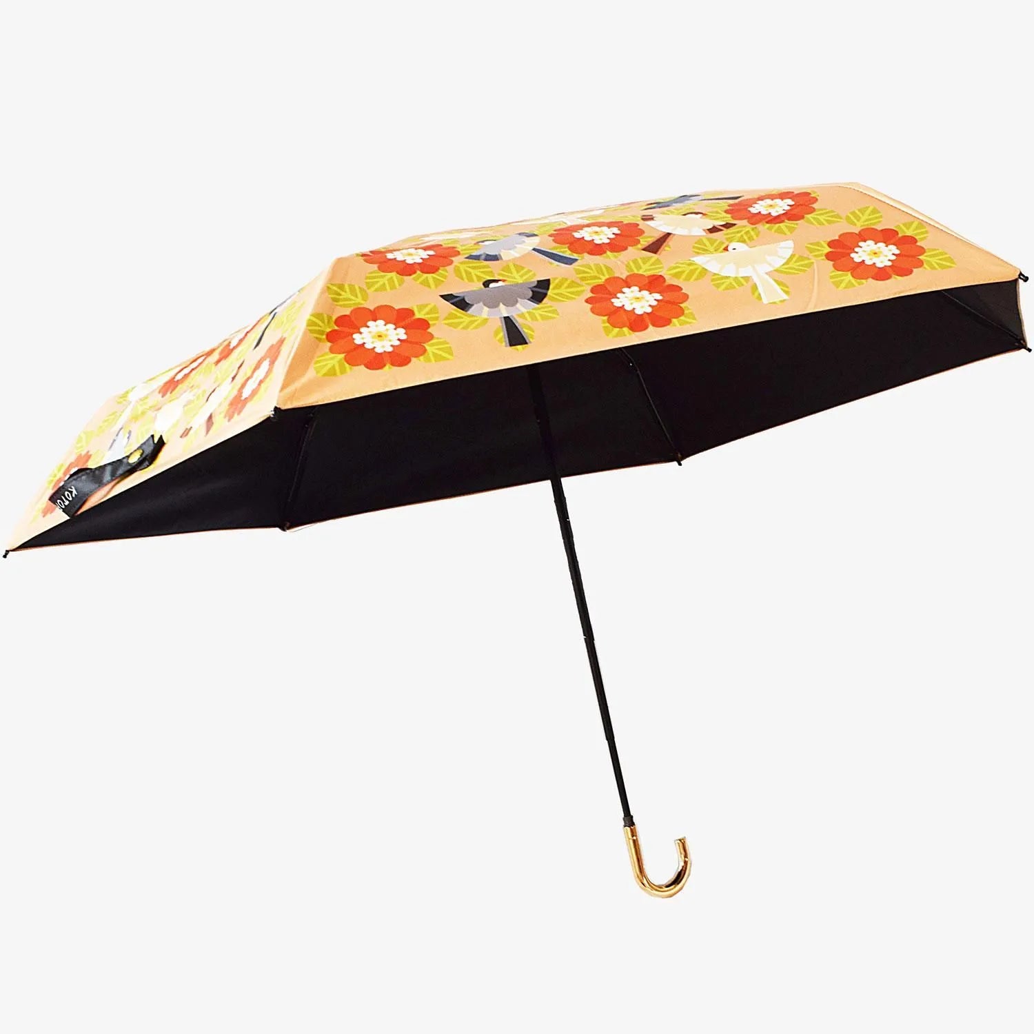 Java Sparrow Folding Umbrella with UV Protection - Sweet Birdie Boutique International