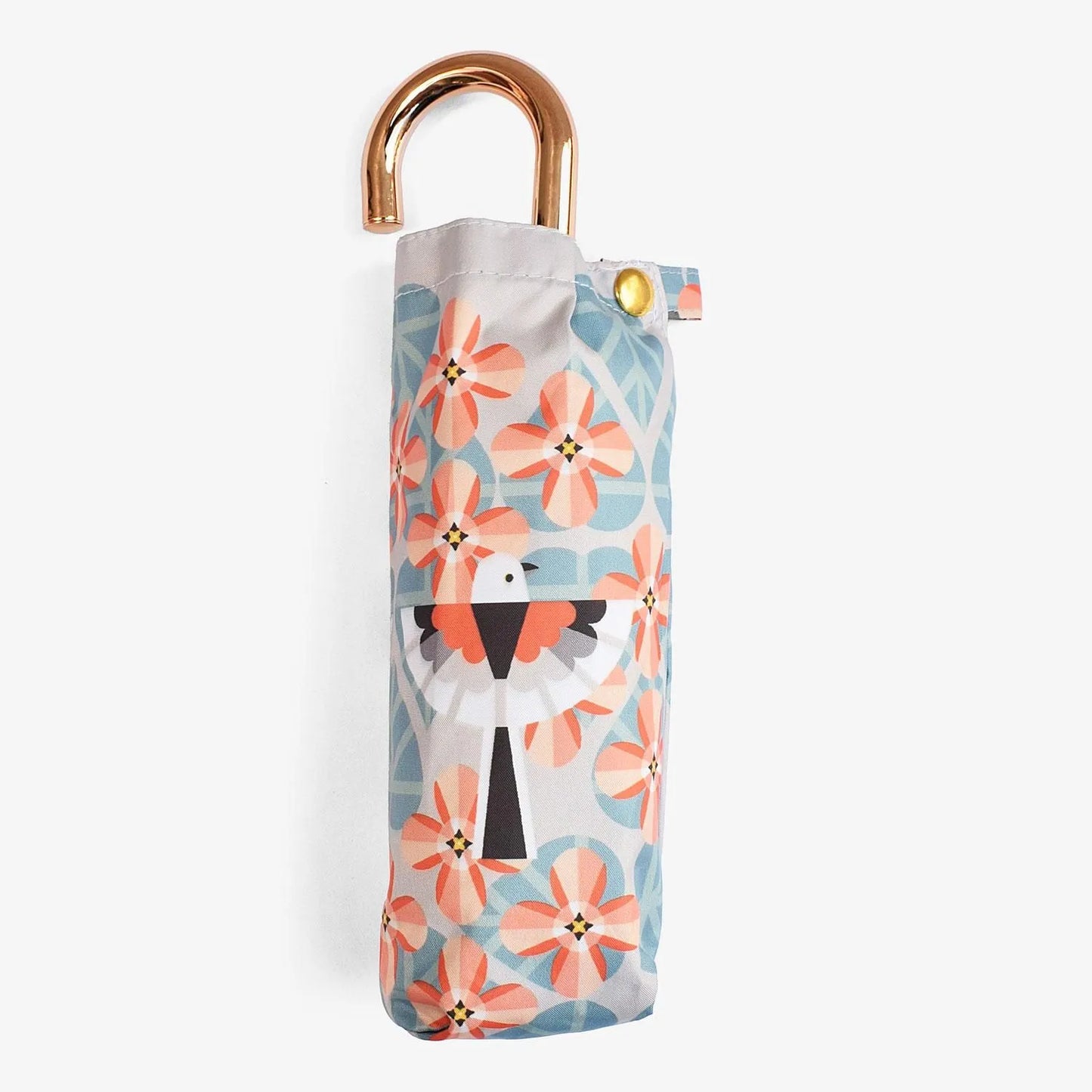 Long-tailed Tit Folding Umbrella with UV Protection