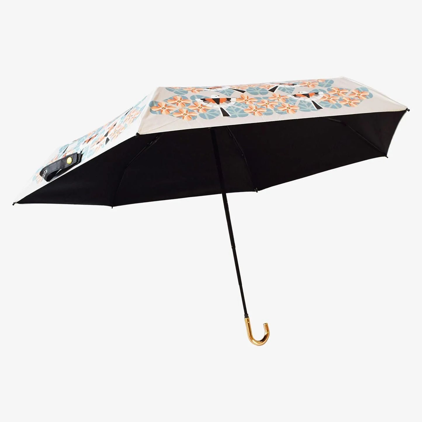 Long-tailed Tit Folding Umbrella with UV Protection