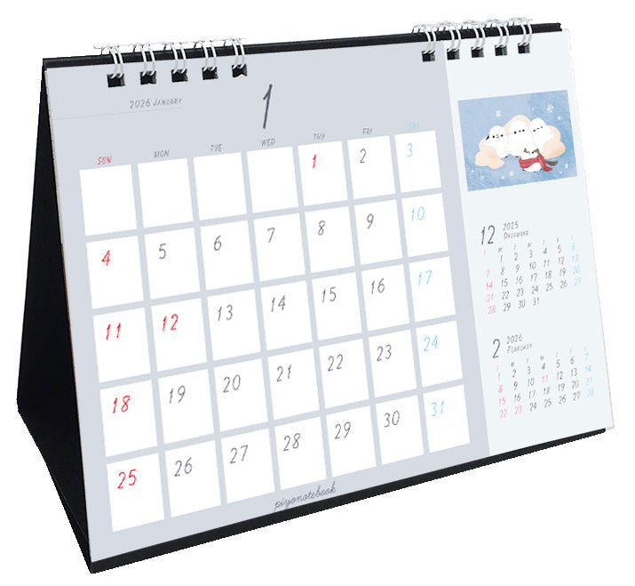 "Pre-order" 2026 Long-tailed Tit Desk Calendar