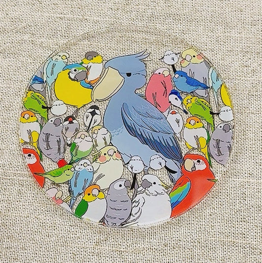 Many Birds Acrylic Coaster