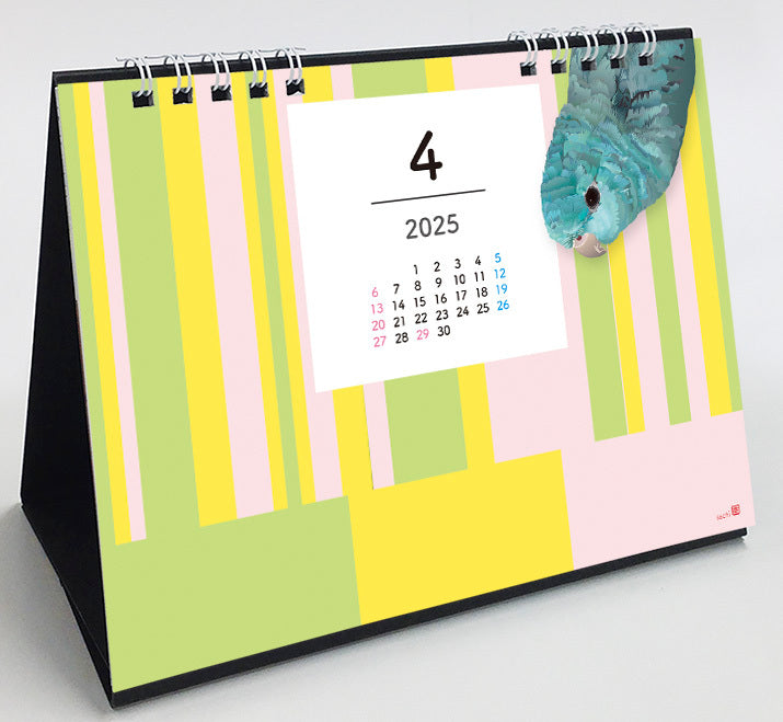 2025 Beautiful Birds Desk Calendar