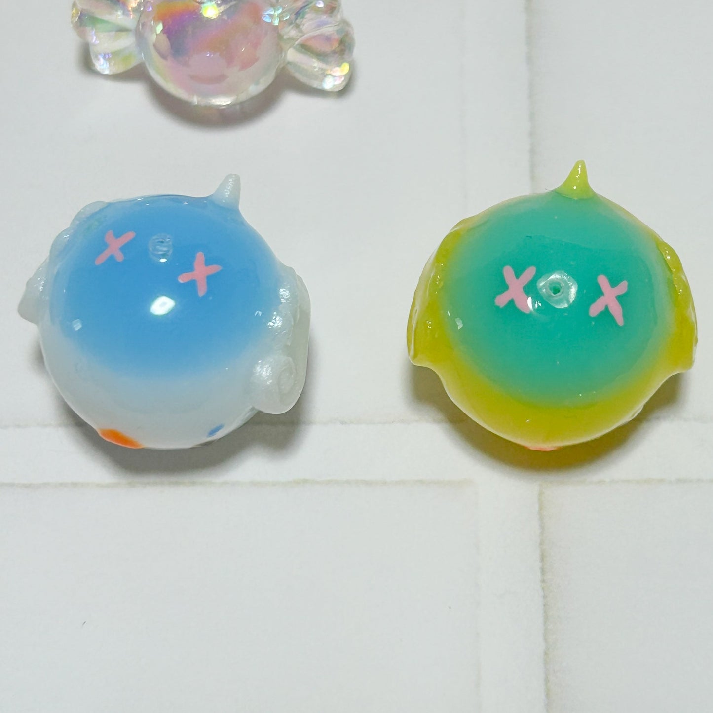 Budgie Candy Bag Shaker Charm Green