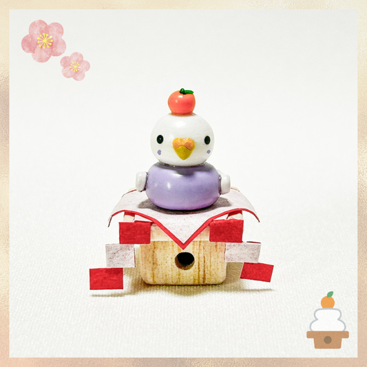 Kagami Mochi Budgie Miniature