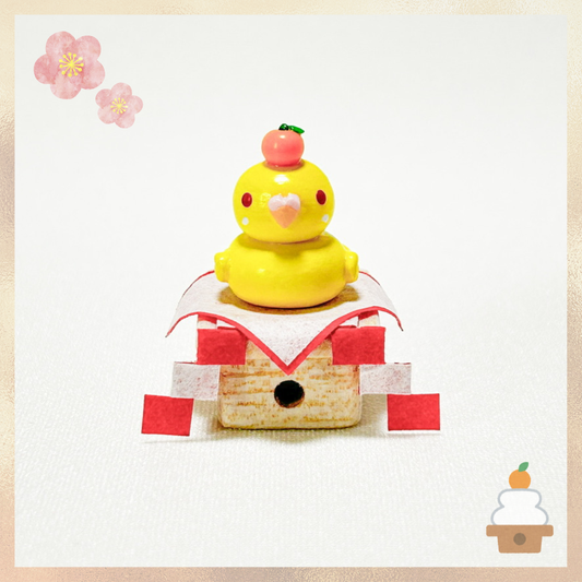 Kagami Mochi Budgie Miniature