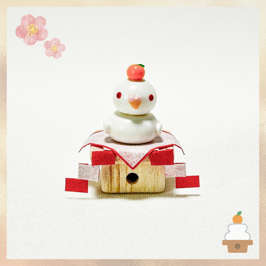 Kagami Mochi Budgie Miniature