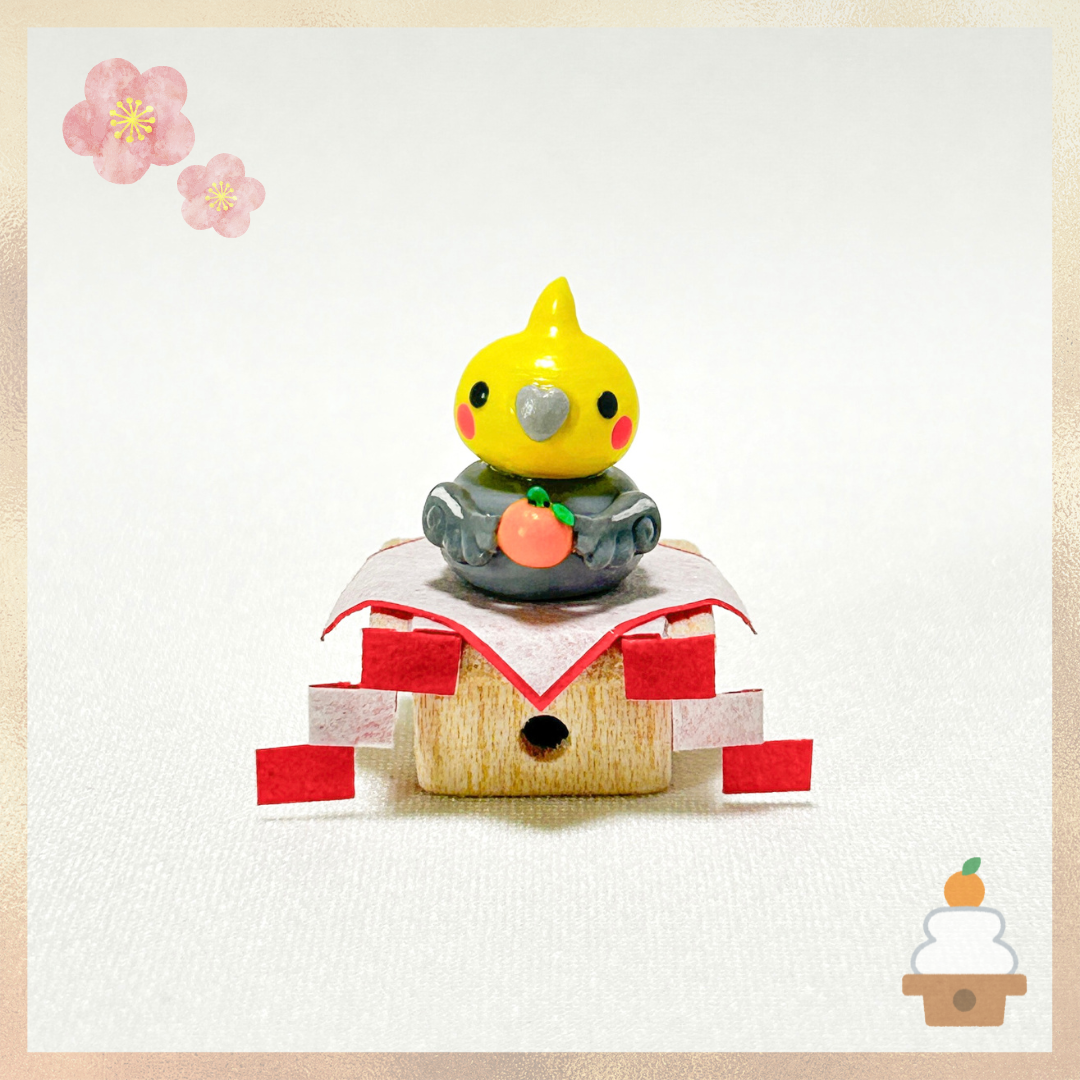 Kagami Mochi Cockatiel Miniature