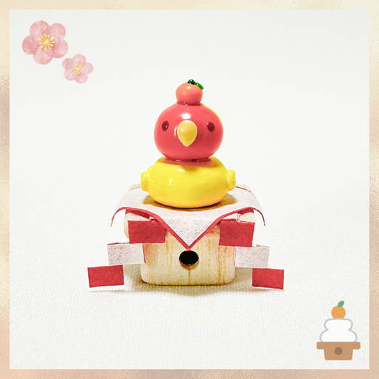 Kagami Mochi Lovebird Miniature