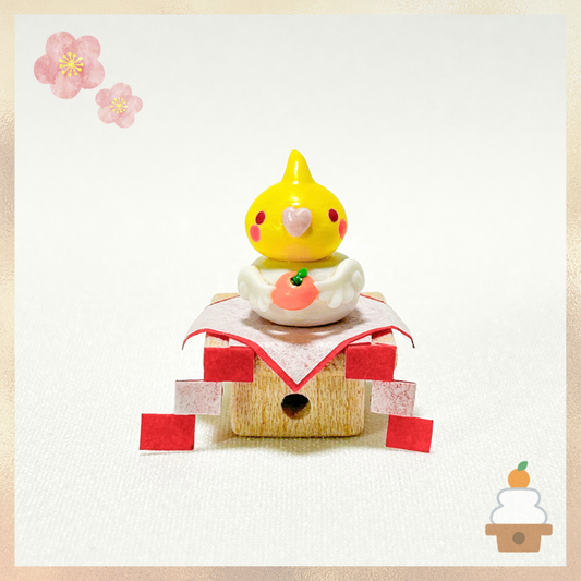 Kagami Mochi Cockatiel Miniature
