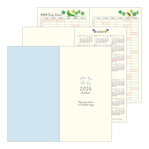 2026 Planner Bird B6 Slim Size Free Gift  Not for Sale