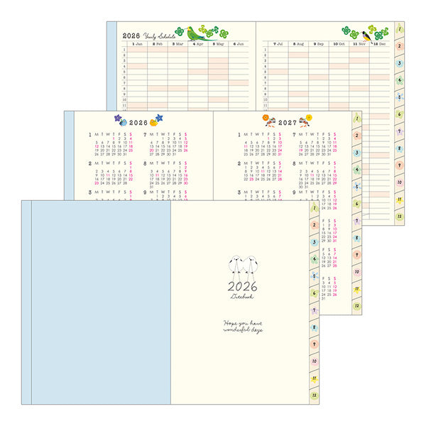 2026 Planner Bird A6 Size Free Gift  Not for Sale