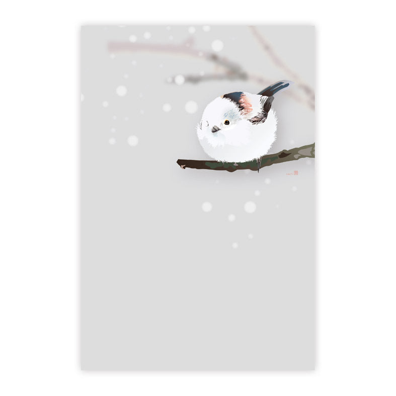 Long-tailed Tit Postcards Set of 6 - 3 designs