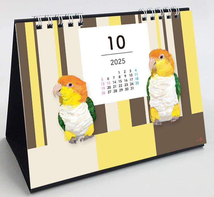 2025 Beautiful Birds Desk Calendar