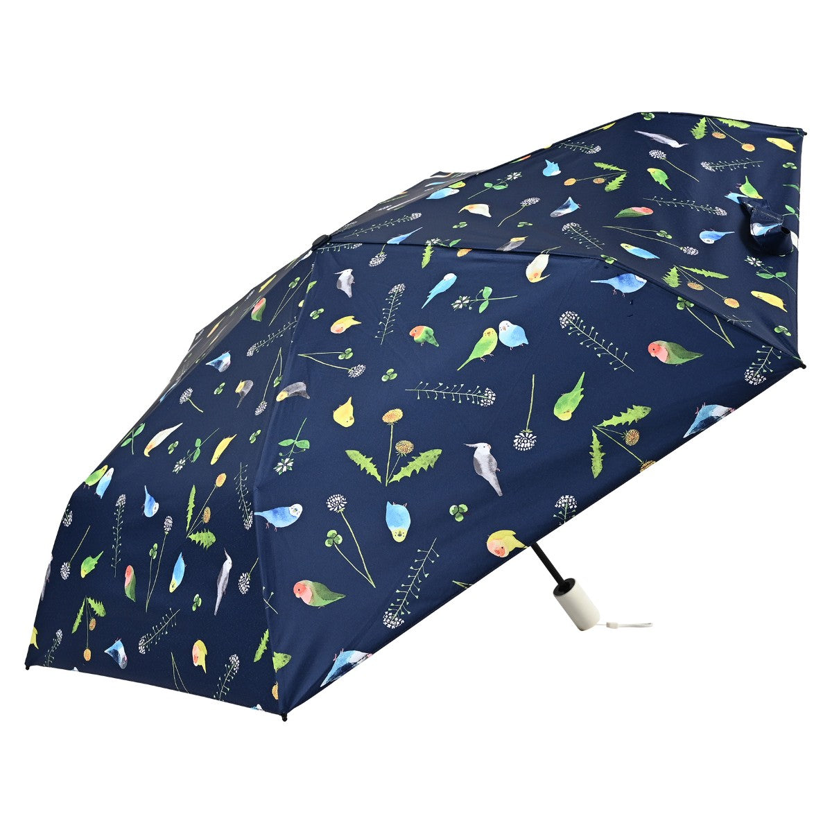 Budgie Cockatiel Lovebird Automatic Open and Close Folding Umbrella with UV Protection - Sweet Birdie Boutique International