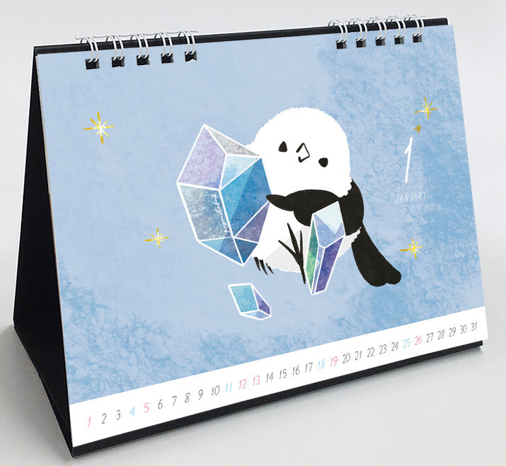 (PRE-ORDER) 2025 Long-tailed Tit Desk Calendar