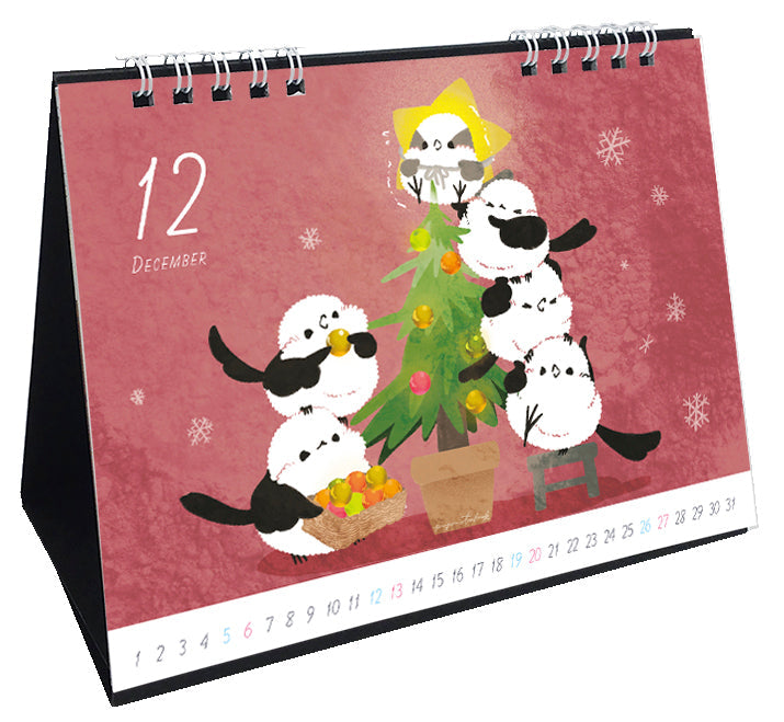 "Pre-order" 2026 Long-tailed Tit Desk Calendar
