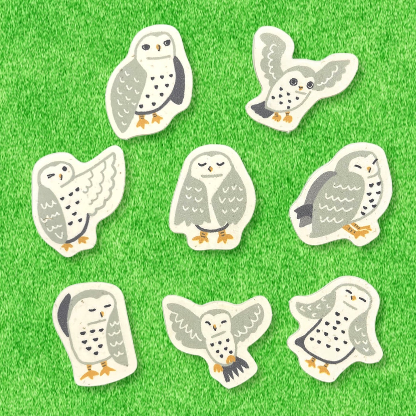 Snowy Owl The Endangered Species Banana Paper Stickers Pack