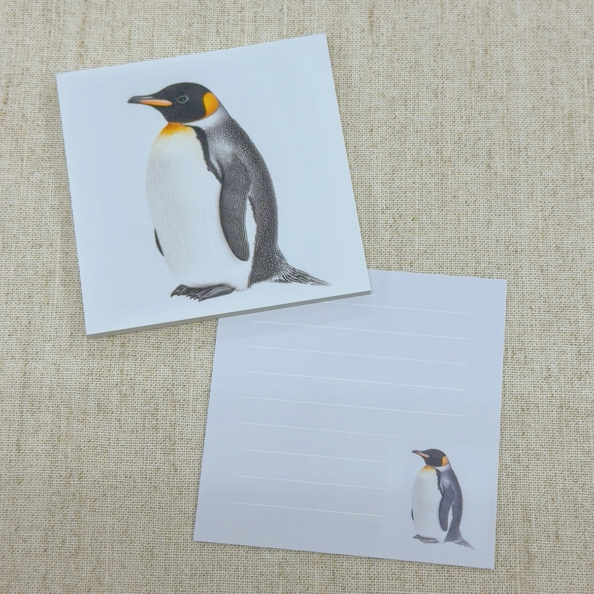 Emperor Penguin Square Memo Pad