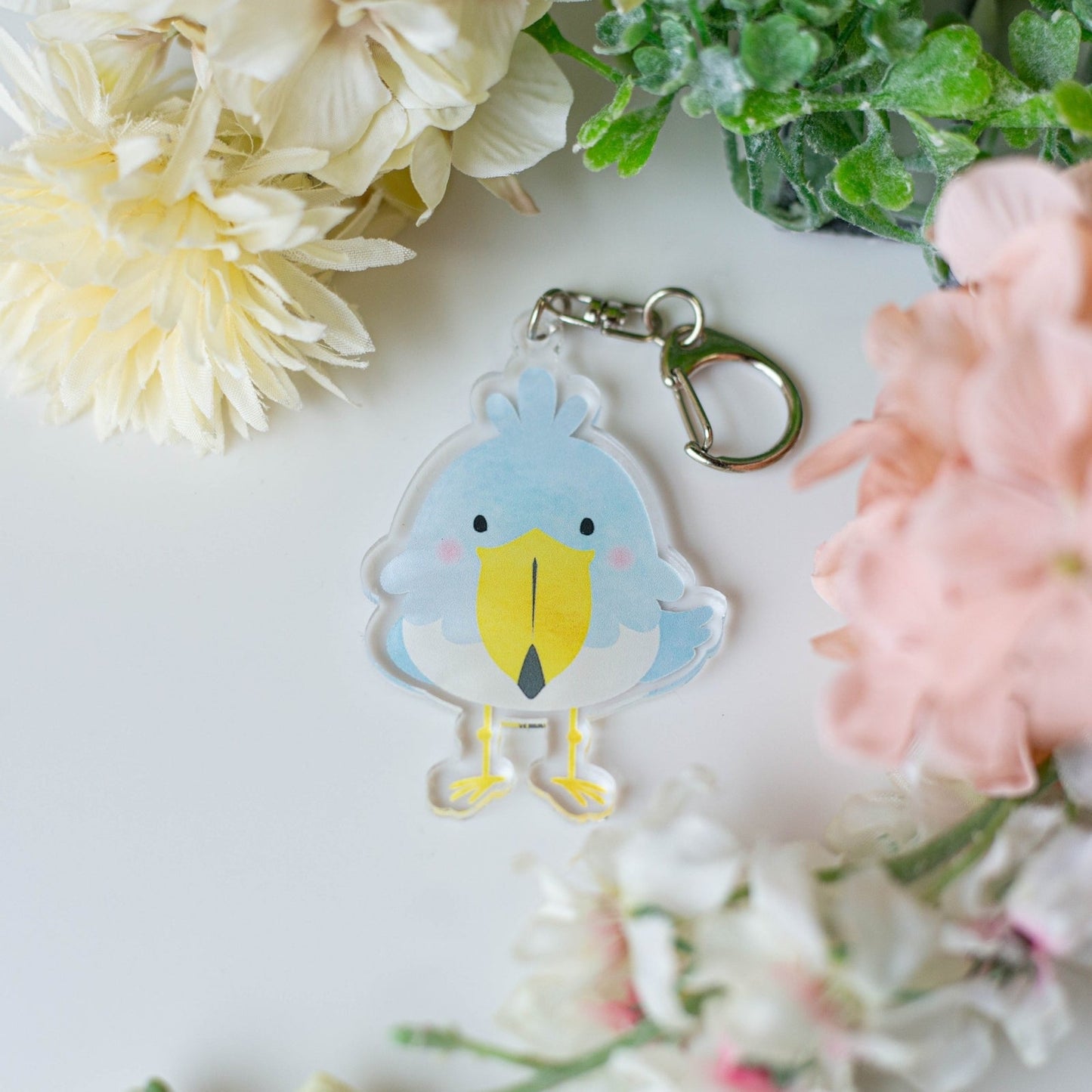 (Made-to-order requests are currently closed. Please wait until we reopen.) Made-to-Order Shoebill Acrylic Key Holder