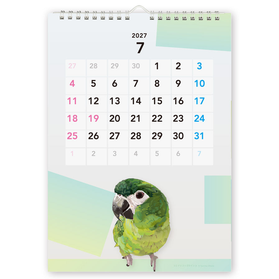 "Pre-order " 2027 Beautiful Birds Wall Calendar