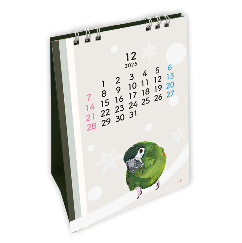 2025 Beautiful Birds Desk Calendar