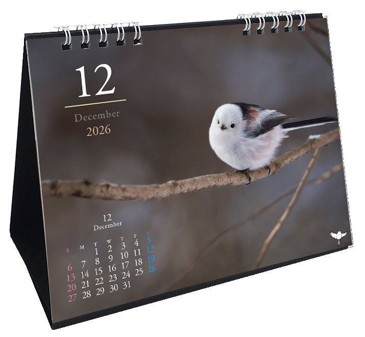 2026 Long-tailed Tit Desk Calendar