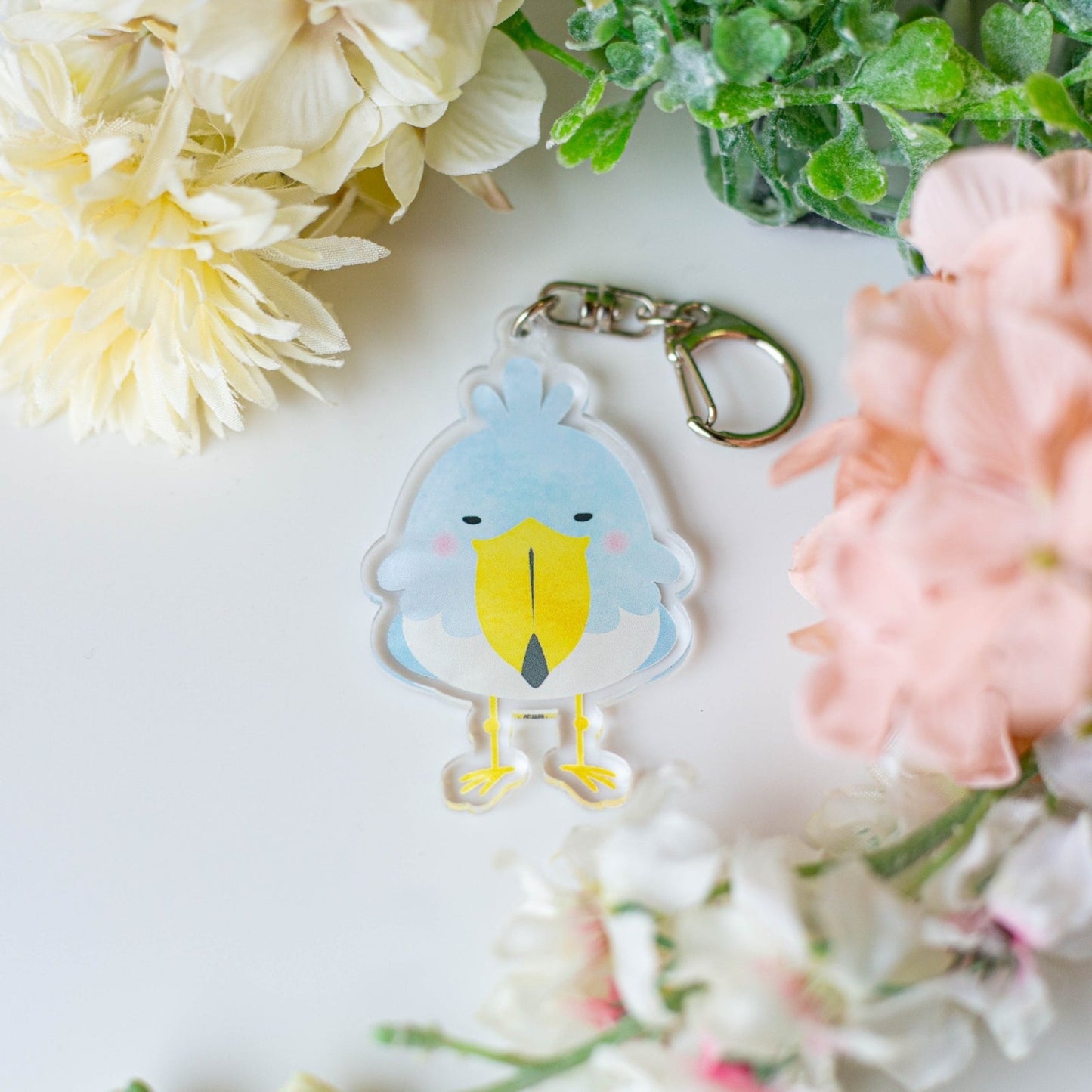 (Made-to-order requests are currently closed. Please wait until we reopen.) Made-to-Order Shoebill Acrylic Key Holder