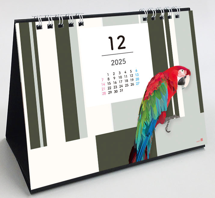 2025 Beautiful Birds Desk Calendar