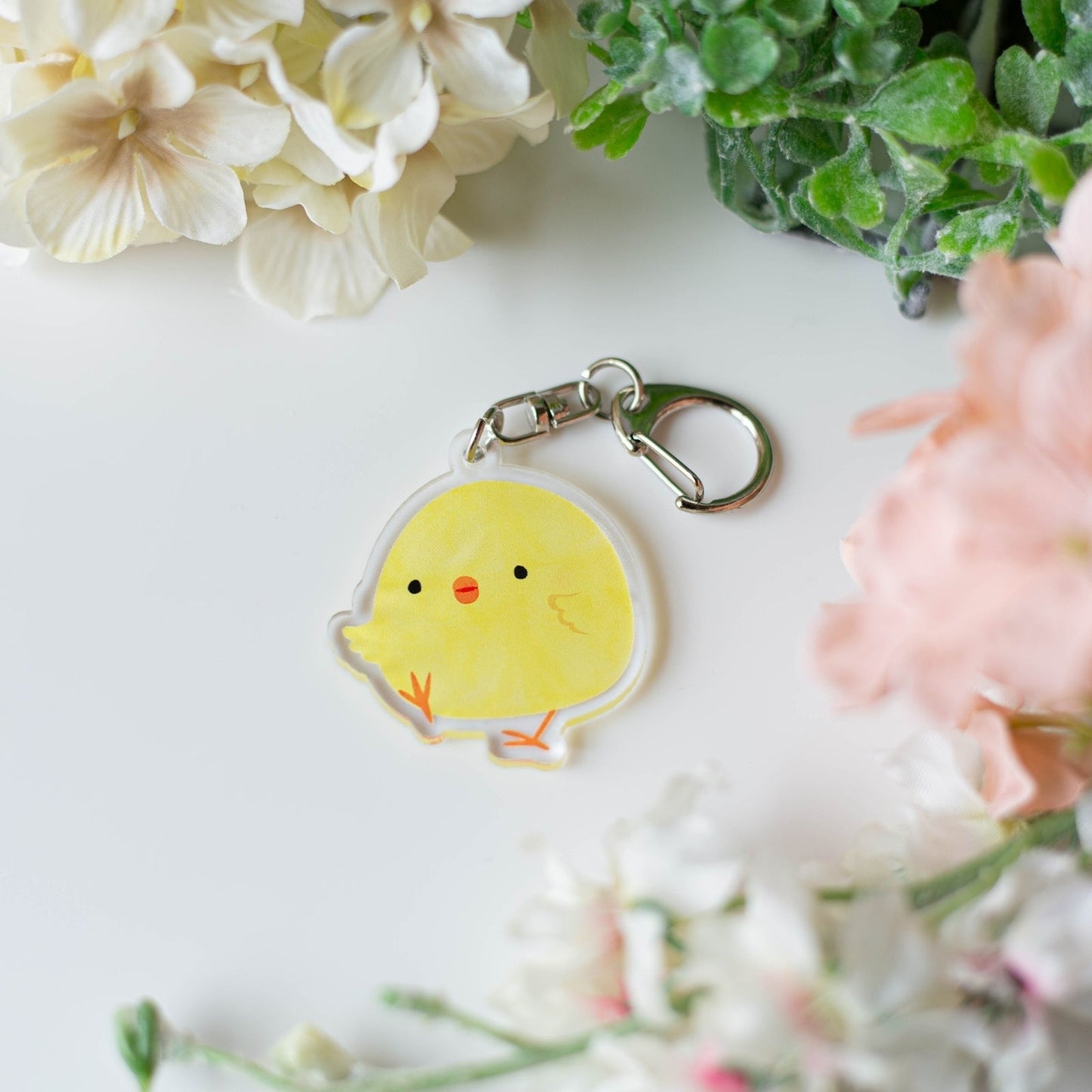 (Made-to-order requests are currently closed. Please wait until we reopen.) Made-to-Order Chick Acrylic Key Holder