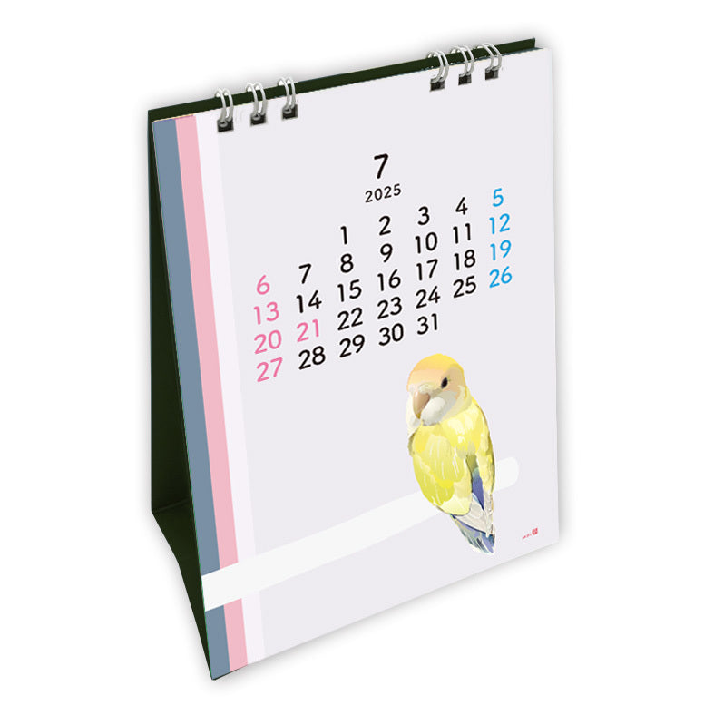 2025 Beautiful Birds Desk Calendar