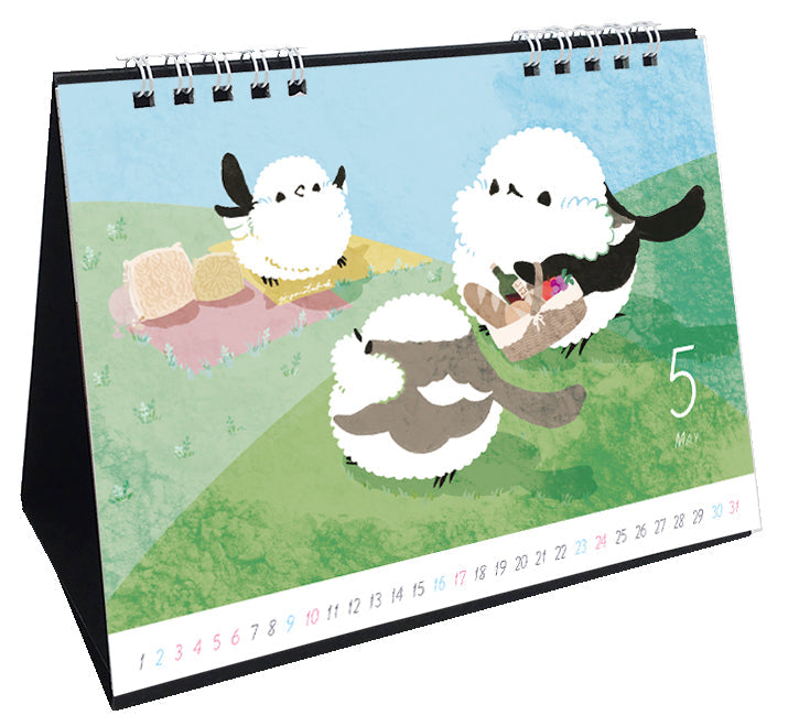 "Pre-order" 2026 Long-tailed Tit Desk Calendar