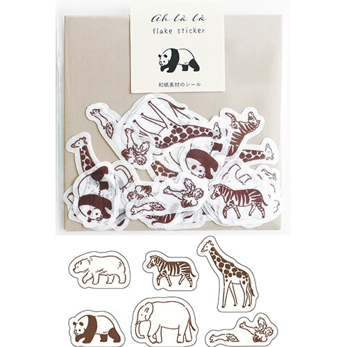 AH LA LA Animals Washi Stickers Flakes